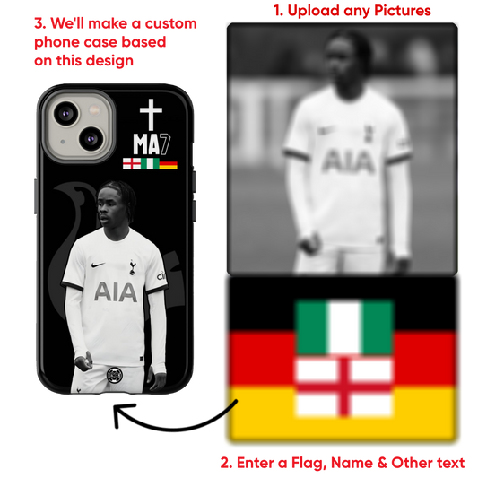 Custom Phone Case With Your Photos - Tough Case (Style 2)