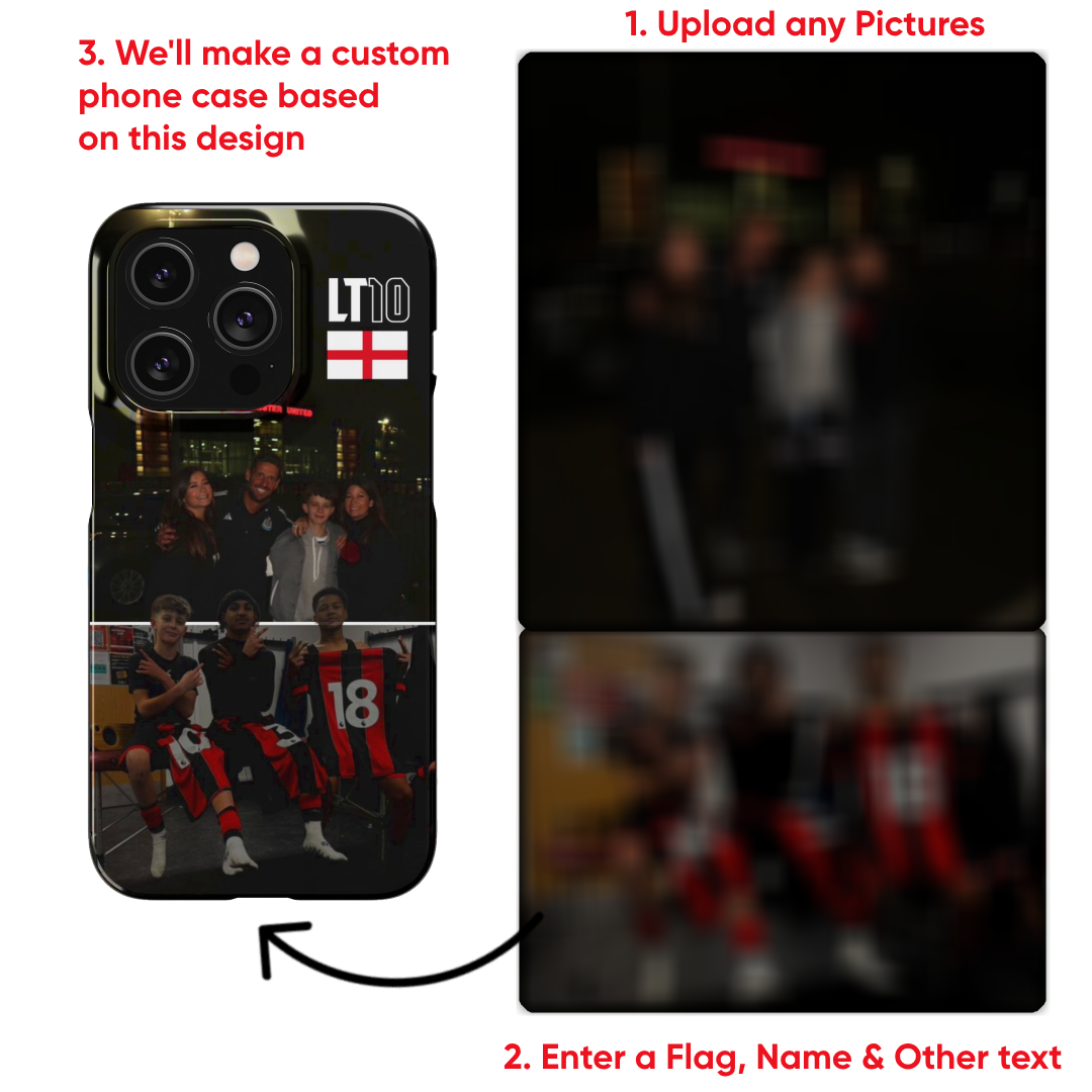 Custom Phone Case With Your Photos - Snap Case (Style 3)