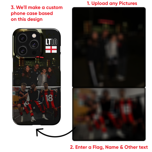 Custom Phone Case With Your Photos - Snap Case (Style 3)